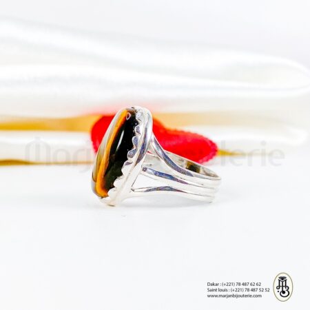 Bague aqiqa en argent