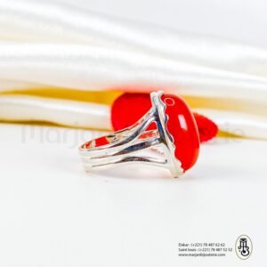 Bague aqiqa en argent