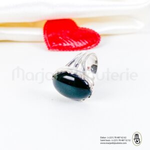 Bague aqiqa en argent