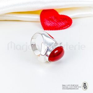 Bague aqiqa en argent