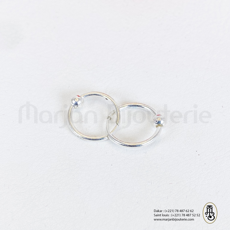 Boucles D'oreille argent enfant