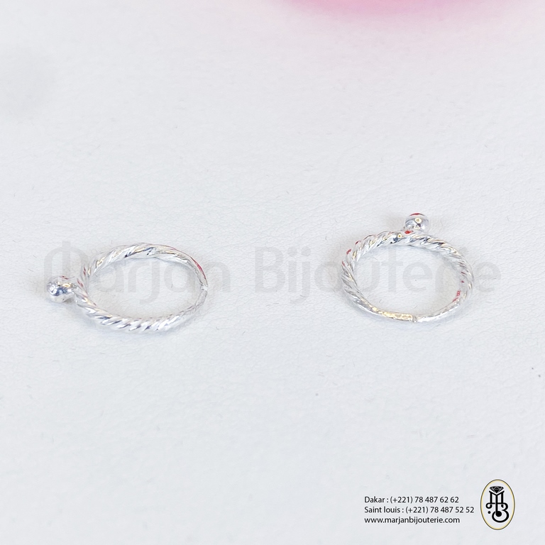 Boucles D'oreille argent enfant