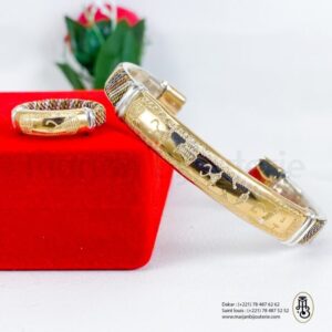 Bracelet / bague ndiakhass Or argent personnalise femme