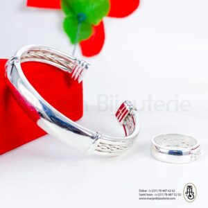 Bracelet / bague en argent femme