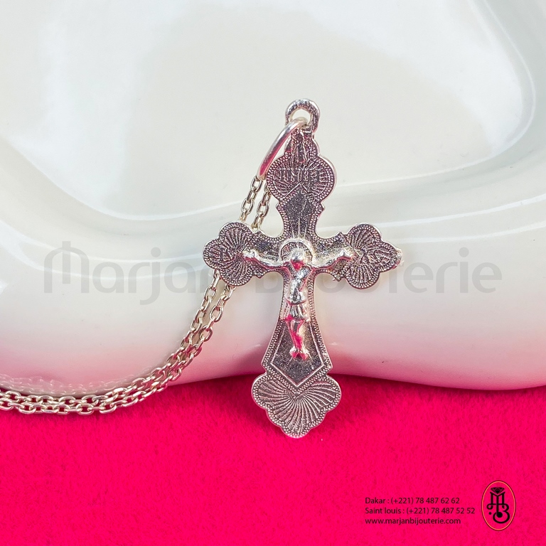Chaine Croix en argent