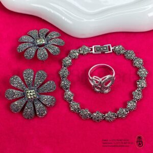 Ensemble Marcassite en Argent