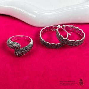 Ensemble Marcassite en Argent
