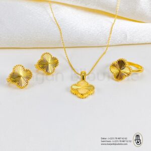 Ensemble en argent Rhodié