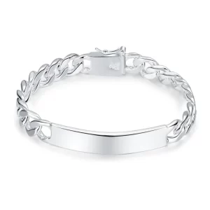 Gourmette argent Homme