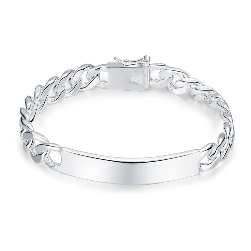 Gourmette argent Homme