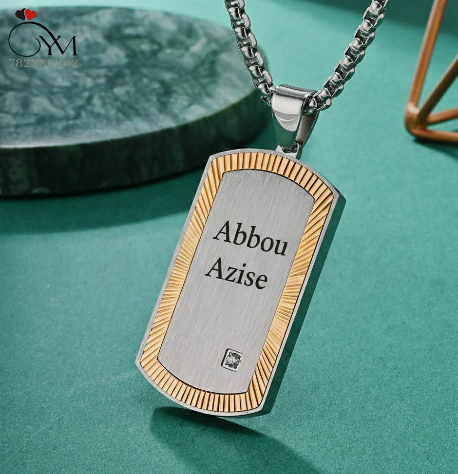 Chaine argent -Acier Inoxydable