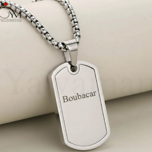Chaine en or-argent-plaque -Acier Inoxydable