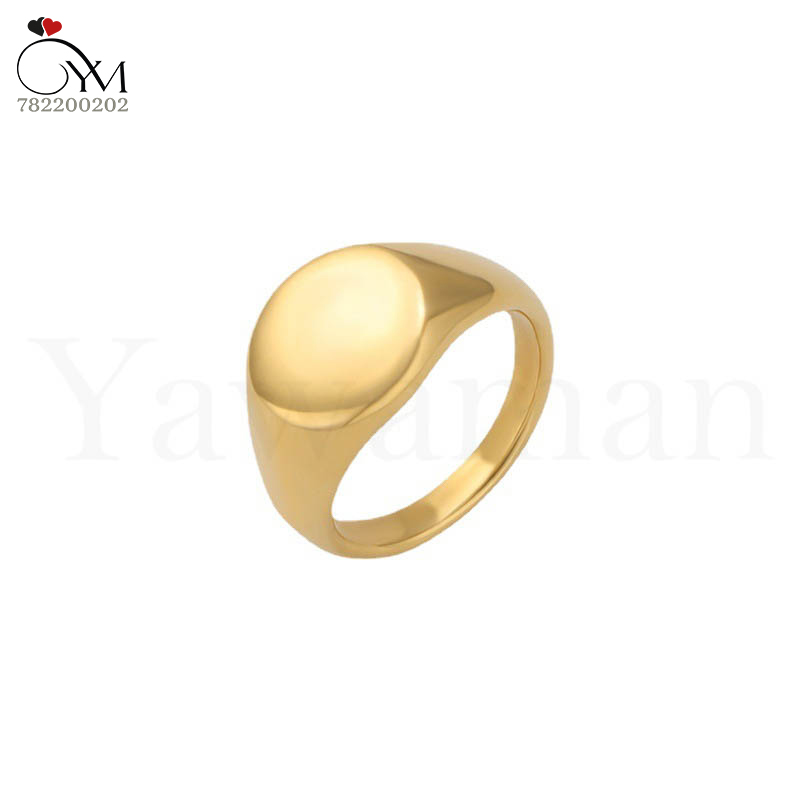Ensemble bague en argent -Acier Inoxydable