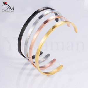 Bracelet en argent -Acier Inoxydable