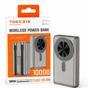 Power Bank magnétique sans fil de 10 000 mAh.